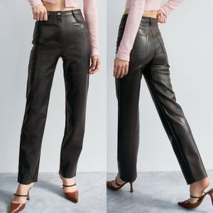 Aritzia Wilfred Melina Super High Rise Pants